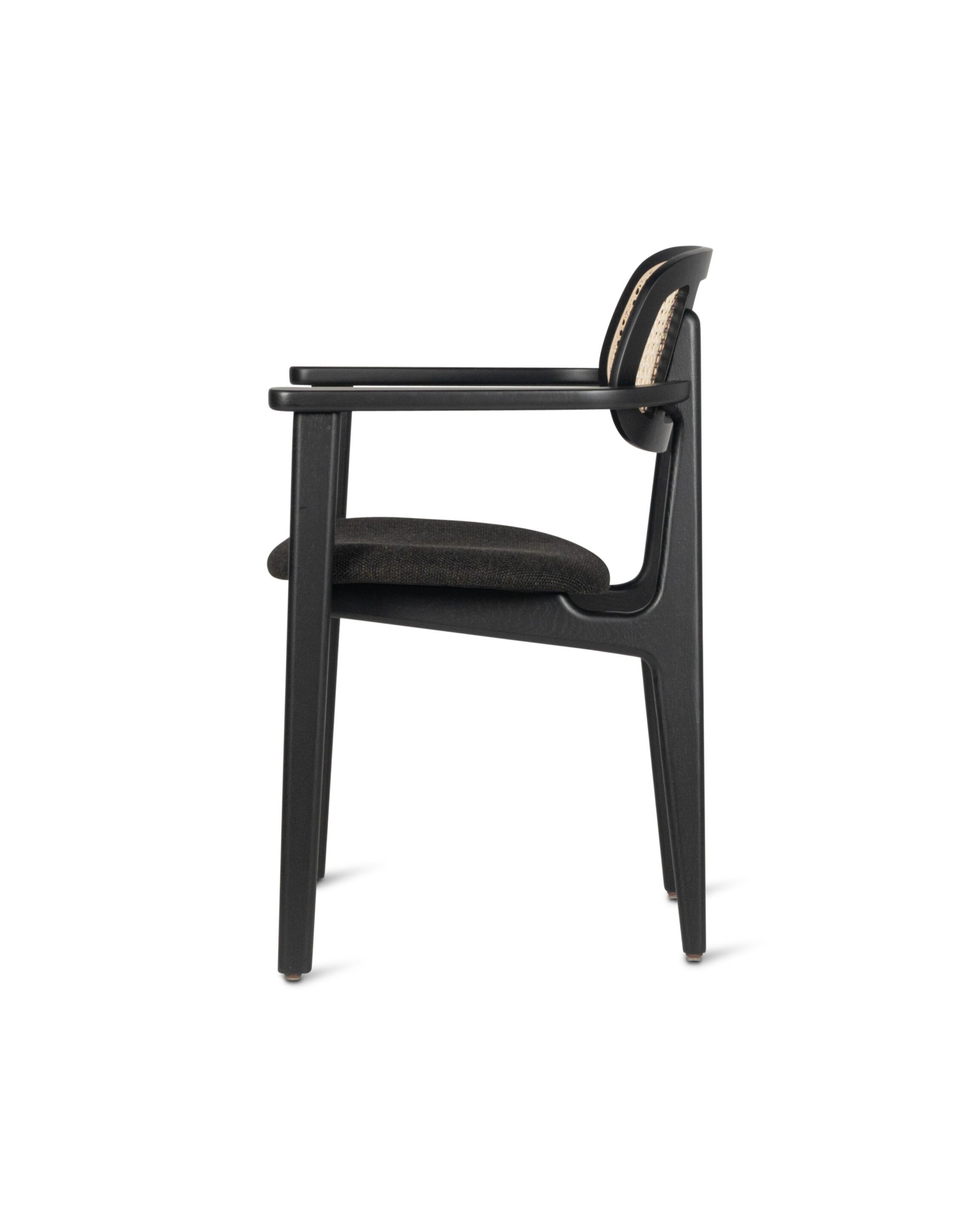 Дубовый стул с подлокотниками и мягким сиденьем Vincent sheppard Titus ARCH-00146418 - Вид №8