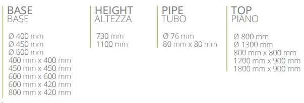 Vela Arredamenti Таблица контрактов Weld sun-id-1420769 - Вид №2