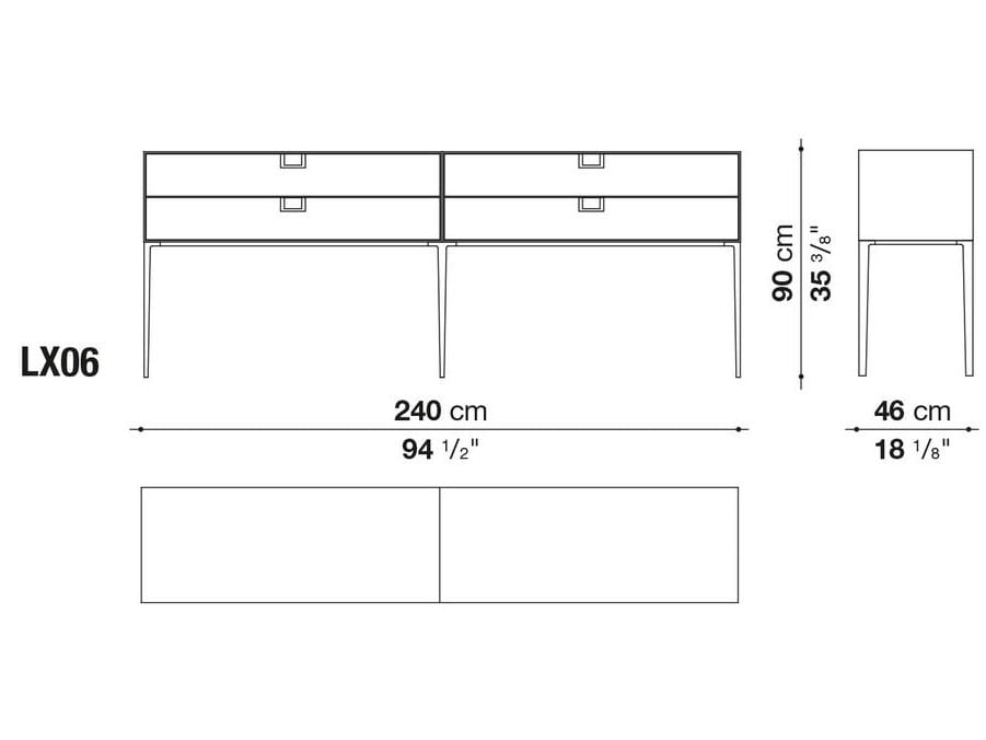 Шкаф с ящиками Maxalto ARCH-00148573 - Вид №9