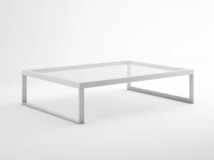 GANDIABLASCO Прямоугольный садовый стол из термолакированного алюминия Blau