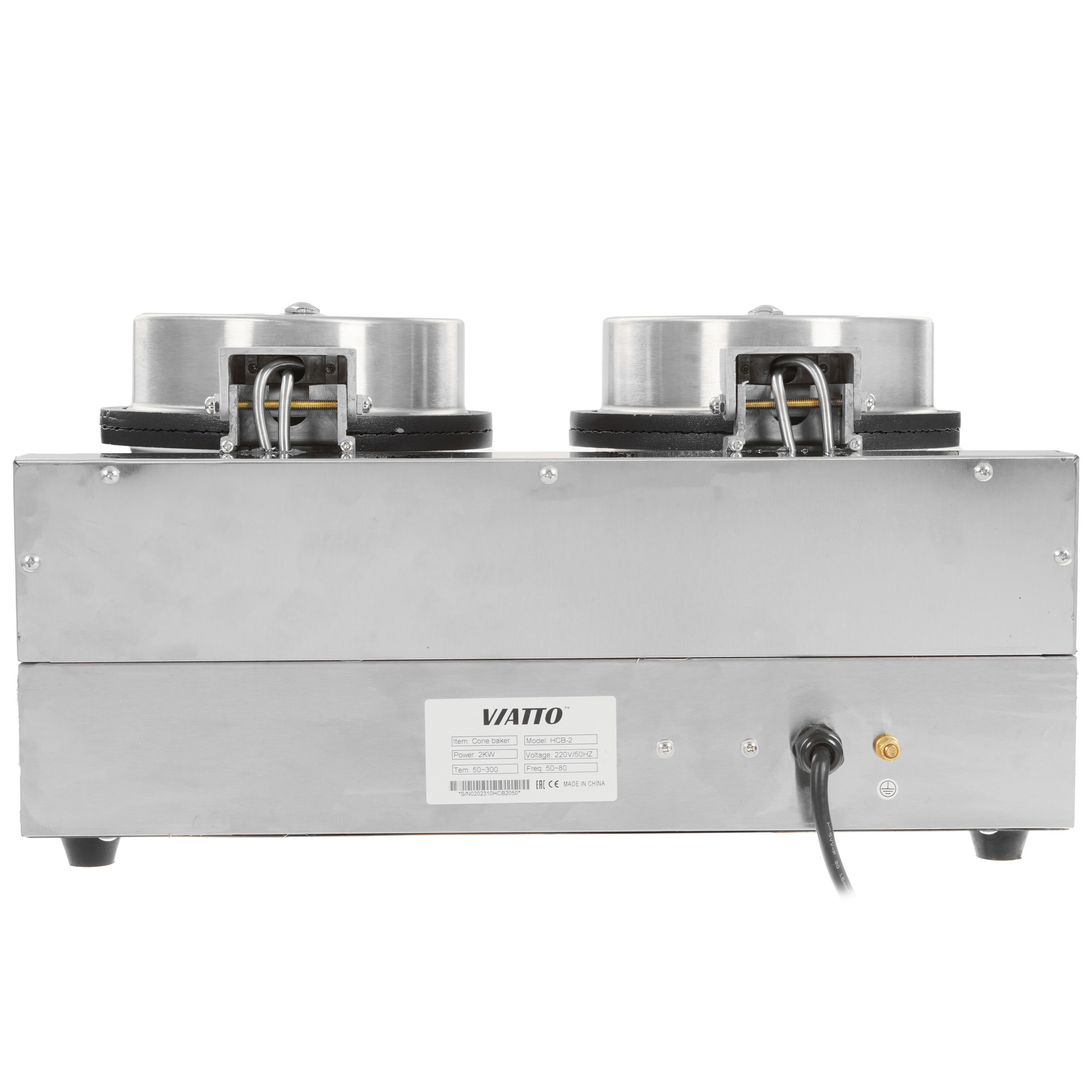 9985863 Вафельница Viatto HCB-2 серебристый STDN-0062824 - Вид №6