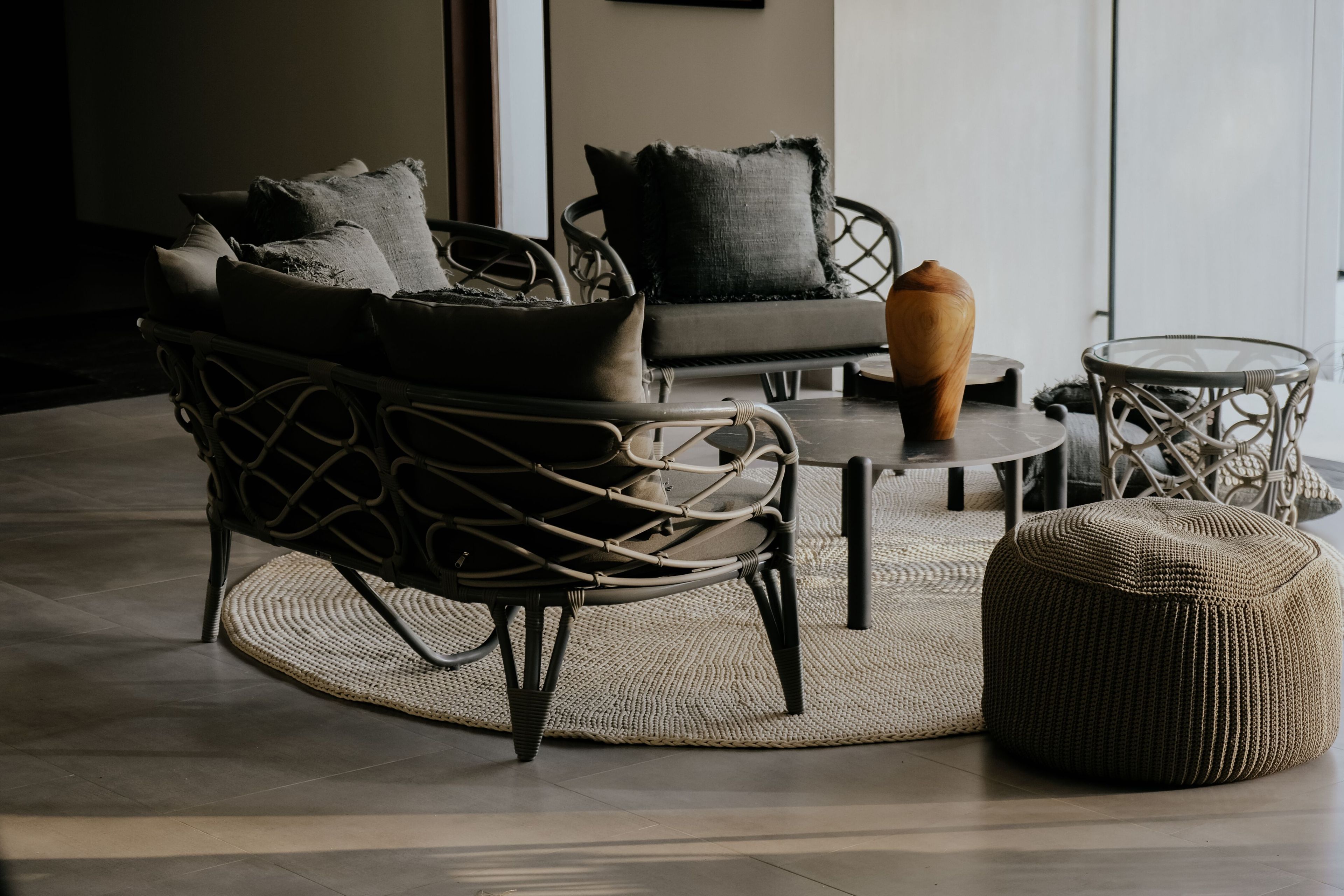 Круглый журнальный столик для сада cbdesign Мелодия ARCH-00111765 - Вид №4