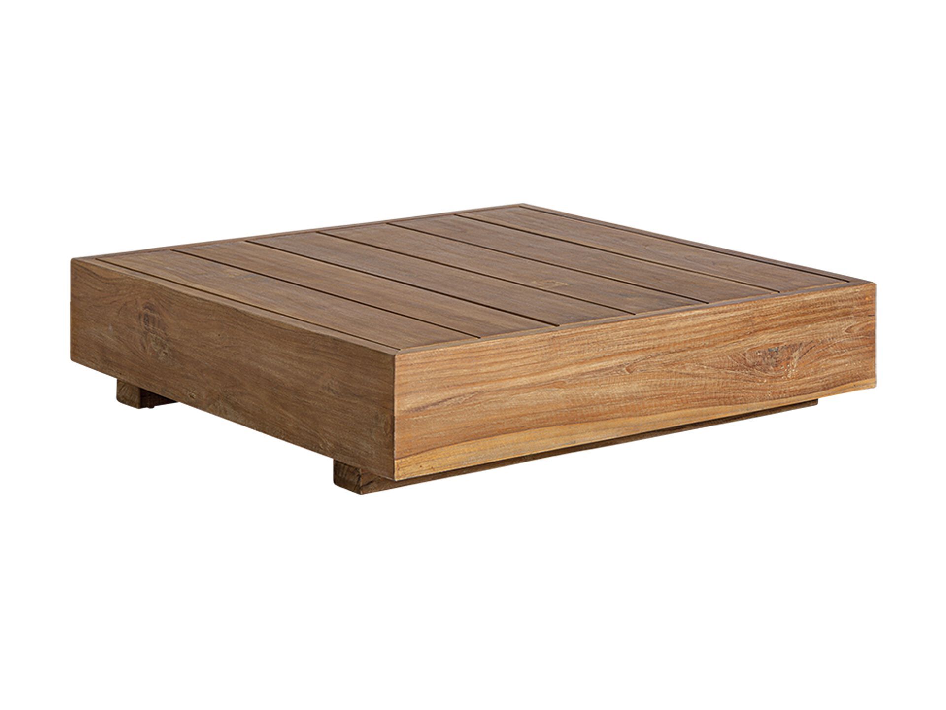 Деревянный квадратный низкий журнальный столик Vical Home Trena ARCH-00020301