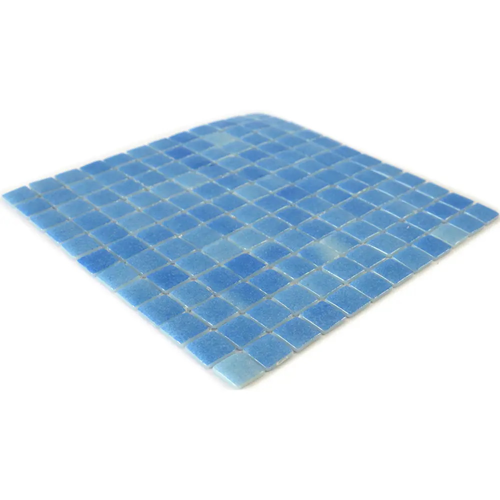 Мозаика стеклянная Natural STP-BL020-S 31.5x31.5 см цвет синий Santreyd Steppa STLM-2206540 - Вид №3