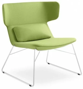 LD Seating Кресло с подголовником из ткани Flexi lounge Flexi/l n4, pl