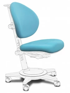 Чехол KS для кресла Cambridg Duo/Stanford Duo голубой однотонный MEALUX  261334 Голубой