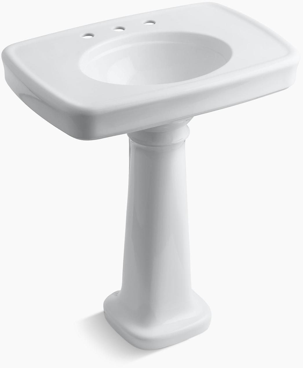 K-2347-8-7 Напольная раковина стоящая прямоугольная Kohler  - Вид №1