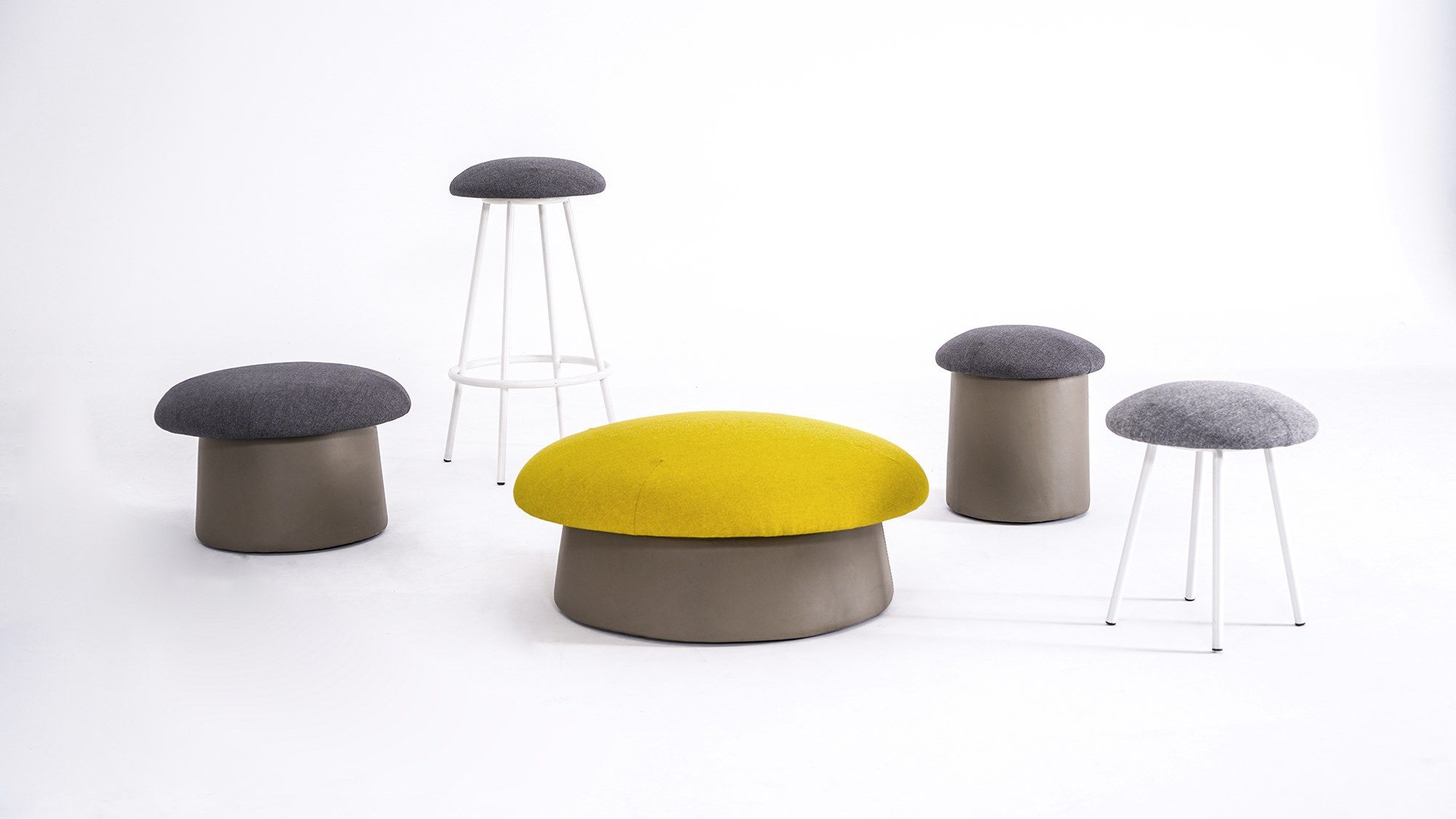 Низкая ткань мягкий стул Grado Design Гриб ARCH-00103020 - Вид №4