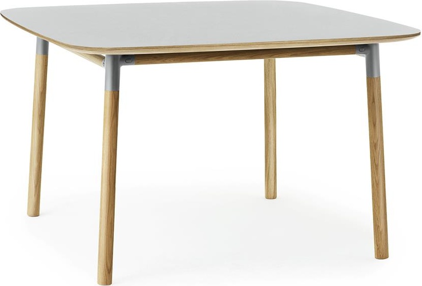 602829 Стол 120 x 120 см Серый / Дуб Норманн Копенгаген Normann Copenhagen Form - Вид №1