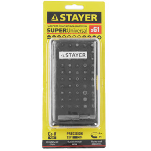 Набор бит Stayer 26084-H61 8168136