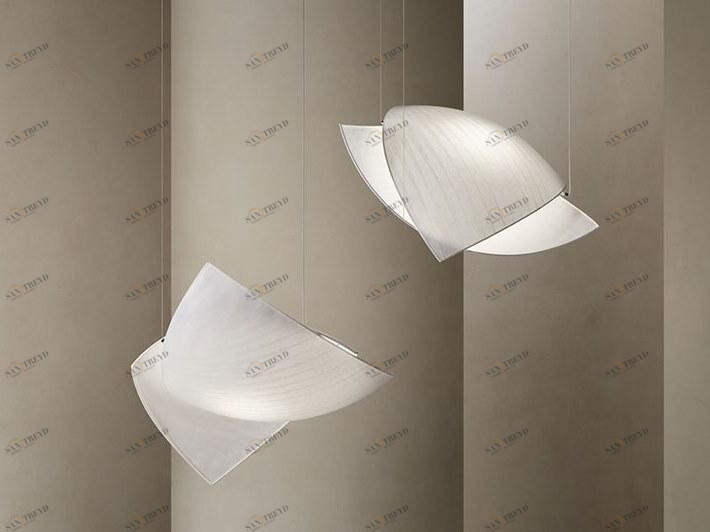 Grok Японский подвесной светильник из бумаги ручной работы Voiles sun-id-1421517