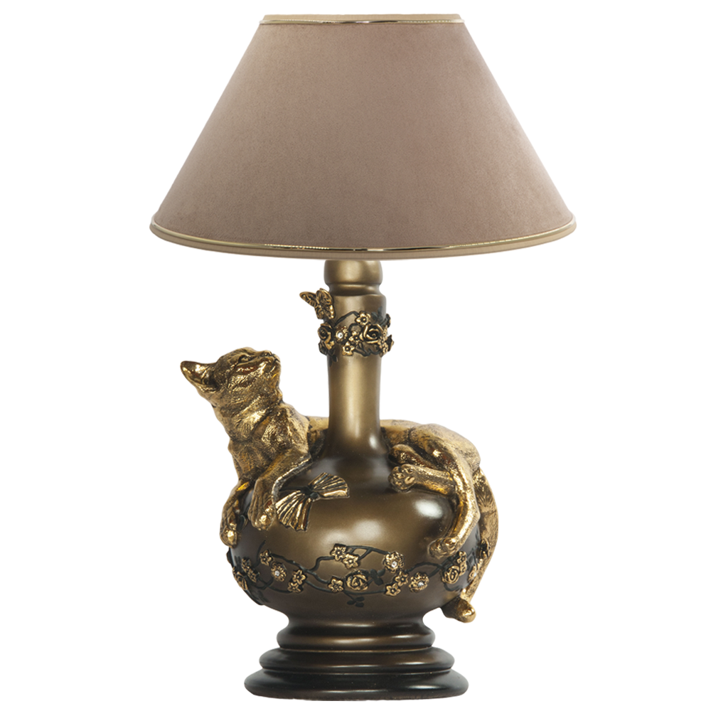 32077,34013 Настольная лампа Агнесса Карамель BOGACHO 4627138210833, 4627179657130