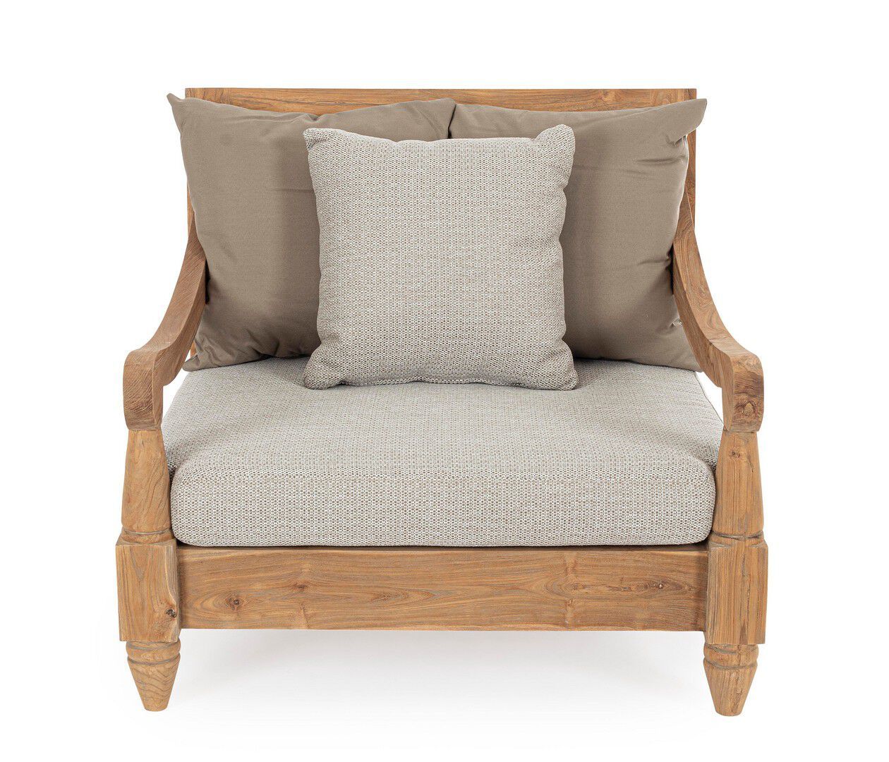 Съемное тканевое садовое кресло с подлокотниками BIZZOTTO Bali ARCH-00087694 - Вид №40