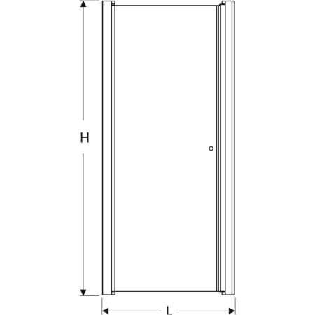 500.910.00.5 Распашная дверь IDO Showerama 10-0 Geberit  - Вид №3