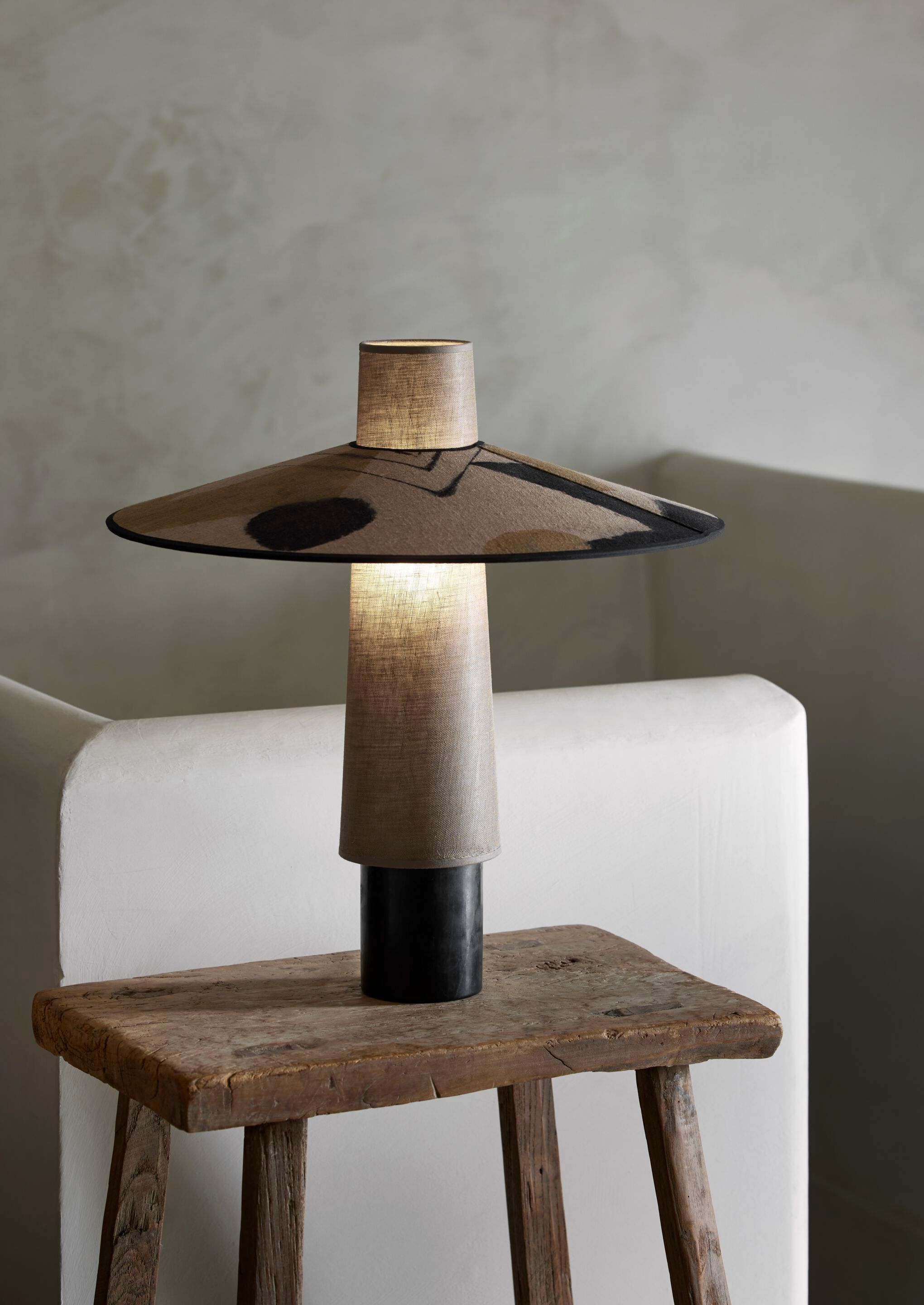 Льняная настольная лампа Forestier Thésée ARCH-00115520 - Вид №3