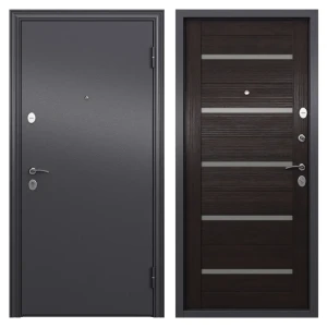 Дверь входная металлическая Страйд Дукато 860 мм правая цвет акация