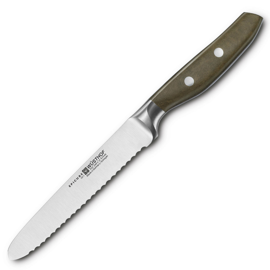 Набор кухонных ножей Epicure на темной деревянной подставке, 6 шт WUESTHOF W9854 - Вид №8