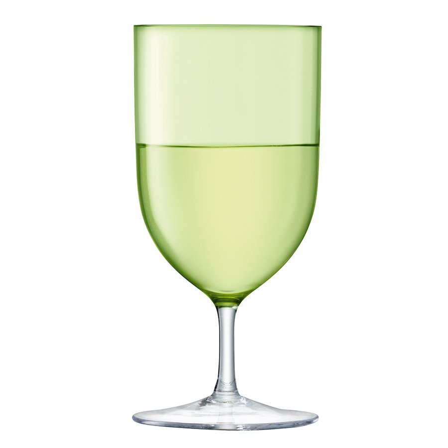 Набор бокалов для воды и вина hint 400 мл зеленый, 2 штуки LSA INTERNATIONAL ДИЗАЙНЕРСКИЕ 00-3863161 Зеленый;прозрачный  - Вид №3