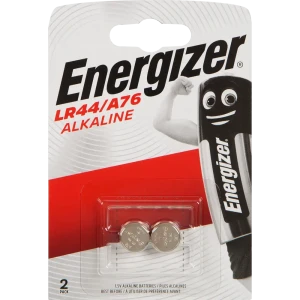 Батарейка алкалиновая Energizer LR44/A76 FSB2, 2 шт.