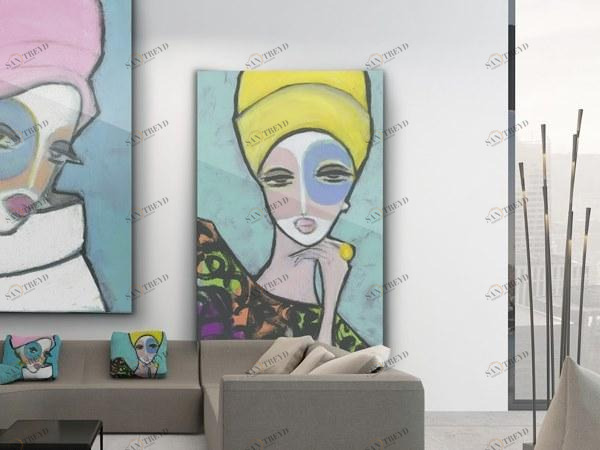 MOMENTI Авторский художественный принт Crazy home paintings Fr-003