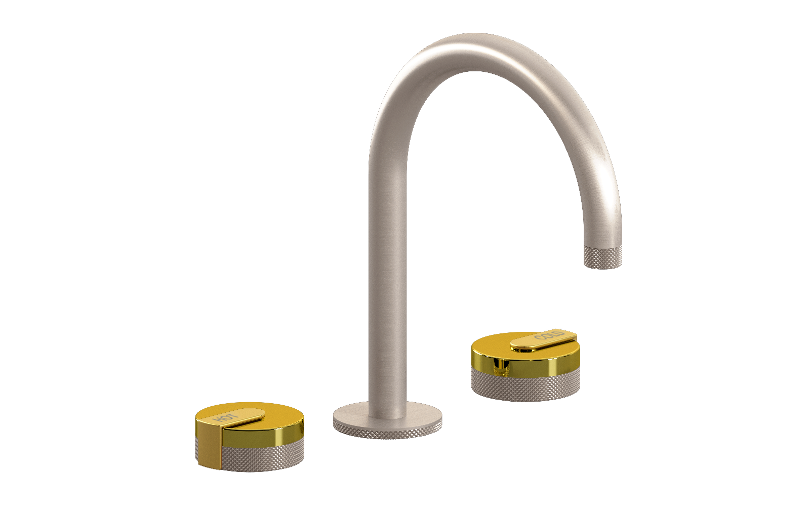 E-11512-R1PB-L1BAU-SN Смеситель для умывальника на 3 отвертия GRAFF MOD+