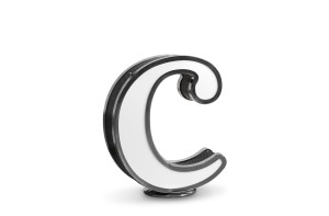 CIST137 Настольная лампа в детскую Буква С