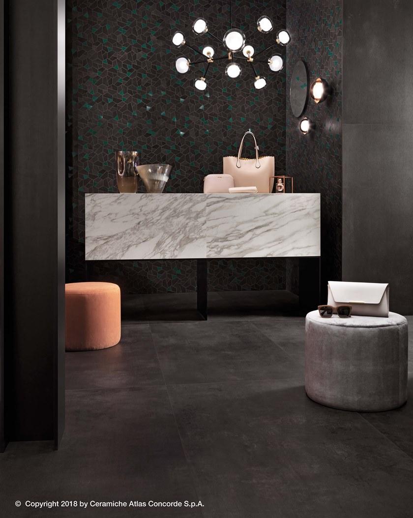 Atlas Concorde Белая плитка для стен с эффектом бетона Boost sun-id-1428030 - Вид №8