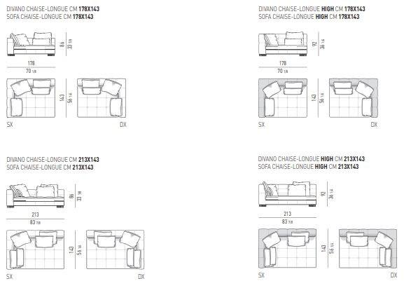 Minotti Модульный тканевый диван Blazer sun-id-1375769 - Вид №8