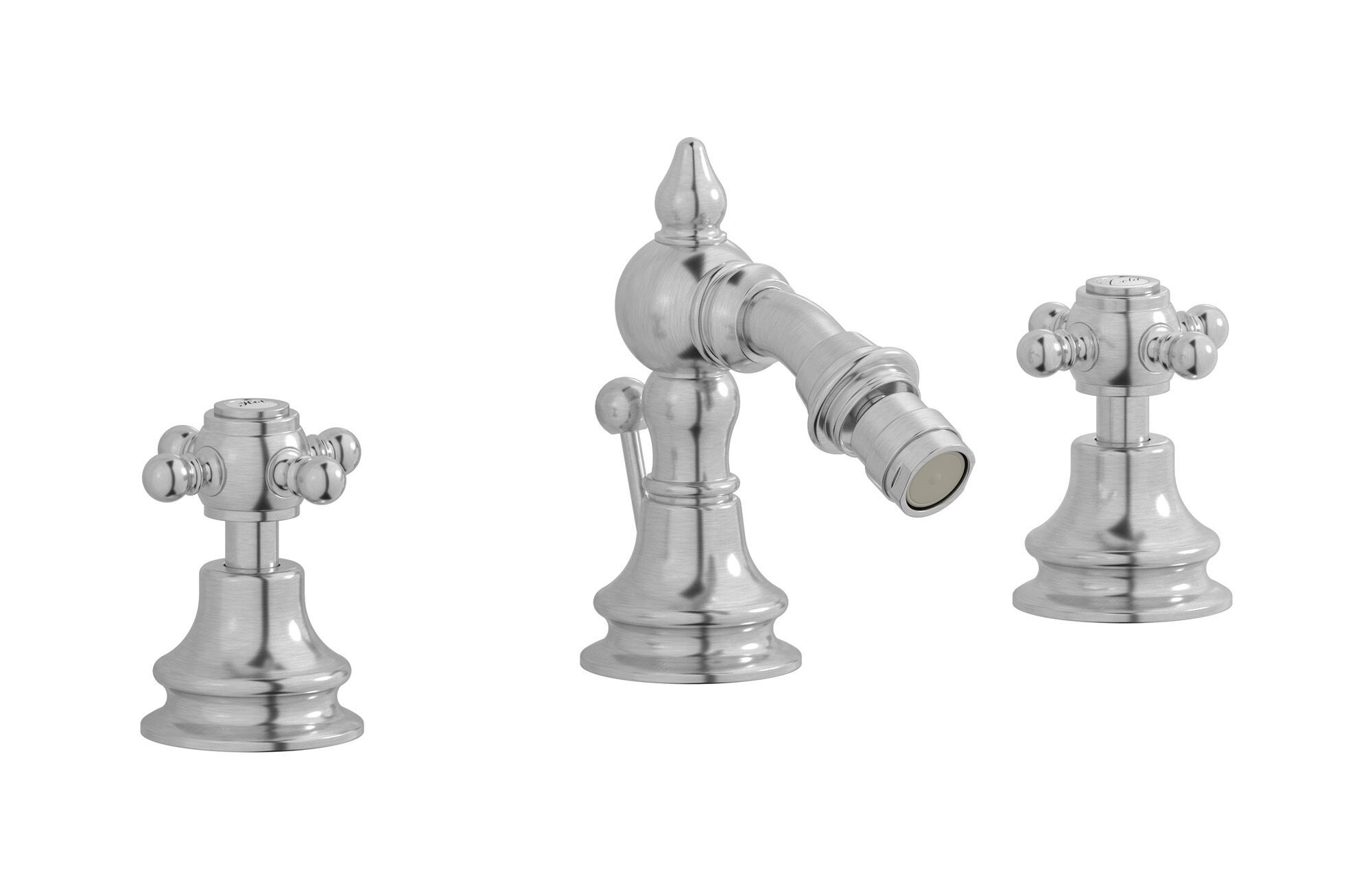 Смеситель для биде с 3 отверстиями для пола с автоматическим сливом IB Hermes + Hermes Elle ARCH-00042795 - Вид №6