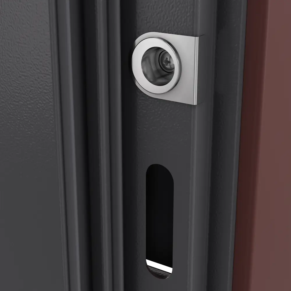 Дверь металлическая Термо РР Стекло, 950 мм, левая, цвет серый TOREX STLM-2129658 - Вид №8