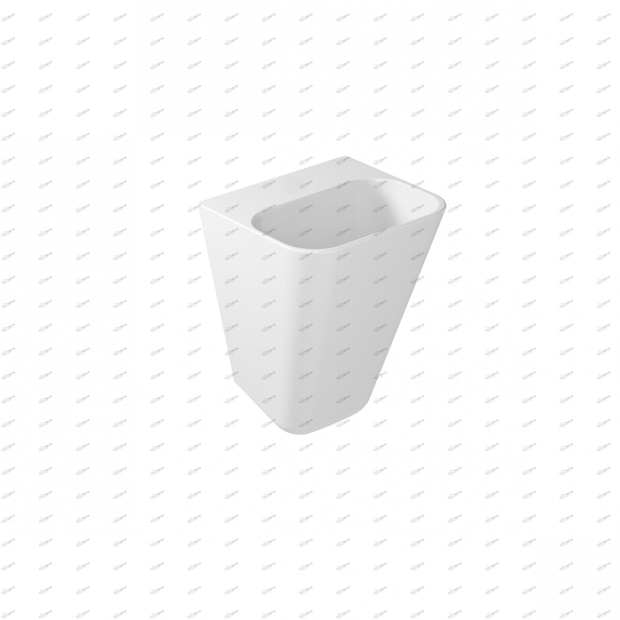 5407SF Подвесная раковина настенная овальная Galassia MEG11 белая