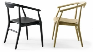 B&B Italia Деревянный стул с подлокотниками Jens