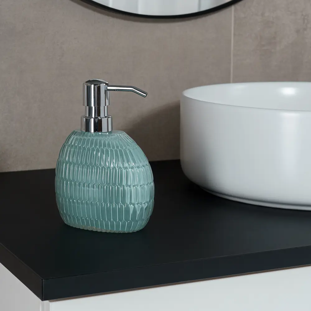 Дозатор для жидкого мыла Verran Aurora полирезин цвет зеленый STLM-2211942 - Вид №5