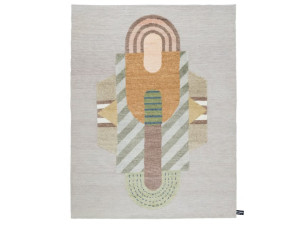 Ковер ручной работы с геометрическим рисунком