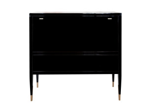 Деревянный барный шкаф со встроенным освещением