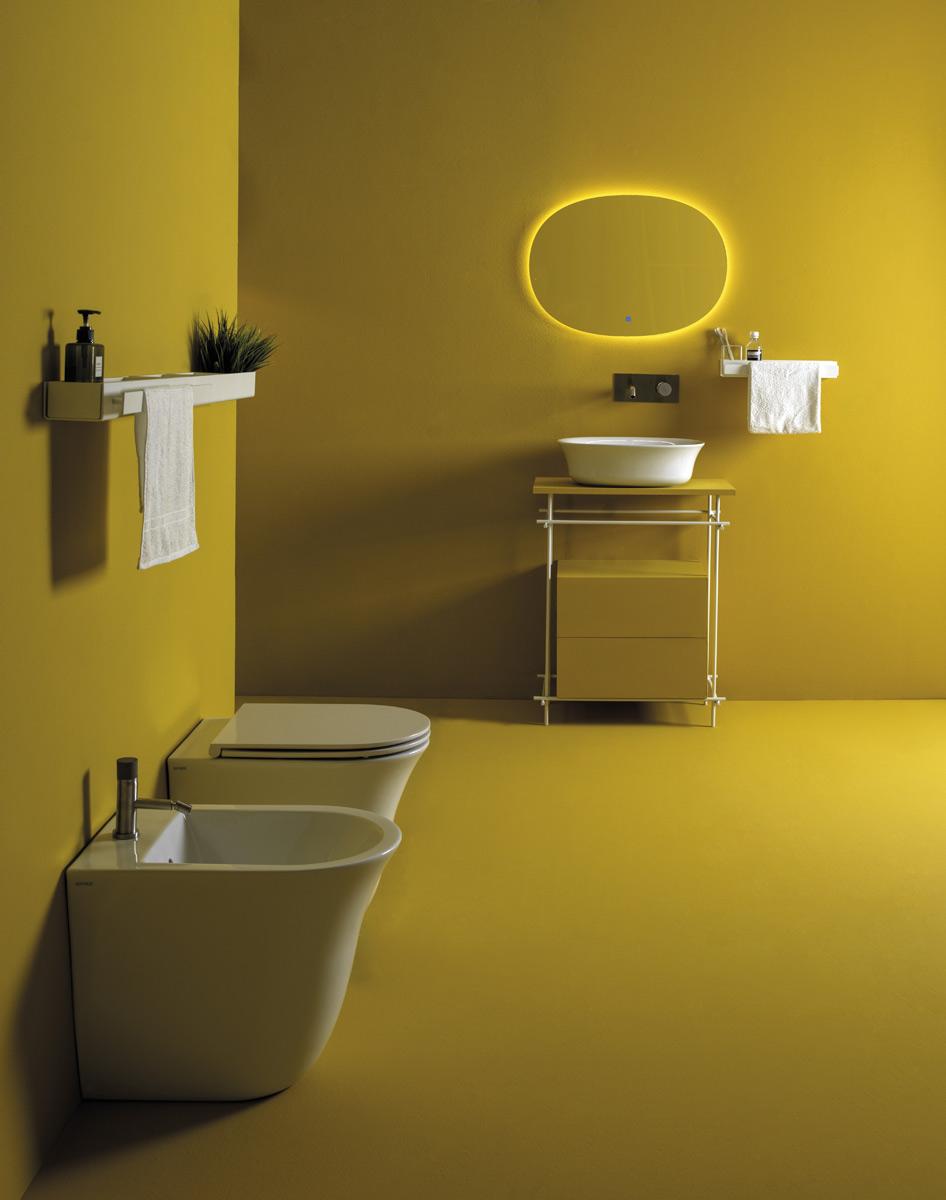 FLWC013 Напольный унитаз приставной GSG CERAMIC Flut - Вид №4