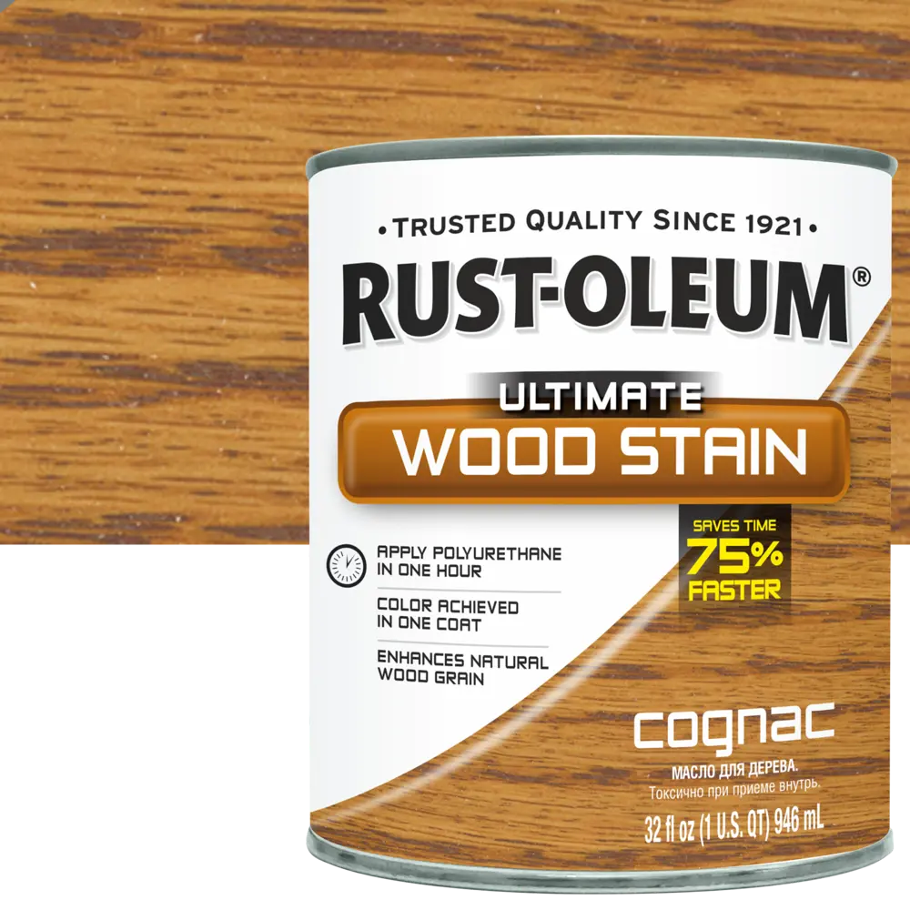 Масло тонирующее Ultimate цвет коньяк 0.946 л 82482333 STLM-2166115 RUST-OLEUM 