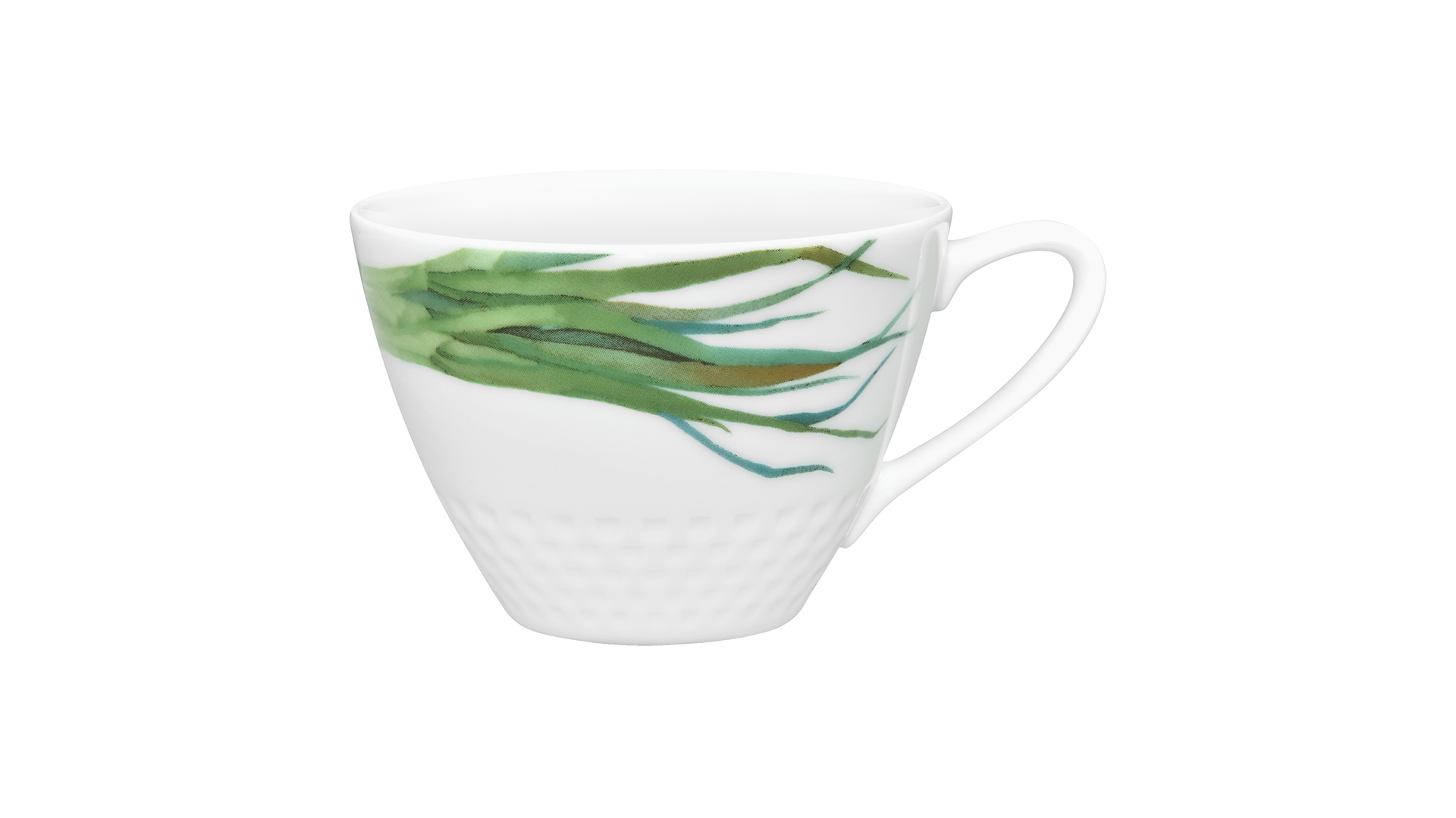 10613966 Noritake Чашка чайная с блюдцем Noritake "Овощной букет.Зелёный лук" 210мл Фарфор  - Вид №1