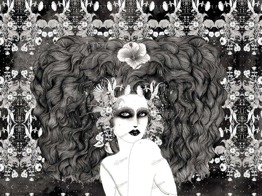 MOMENTI Авторский художественный принт Crazy home paintings Nc-004