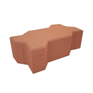 Плитка тротуарная Сигма 220x110x80 мм цвет красный 85263242 STLM-2035372