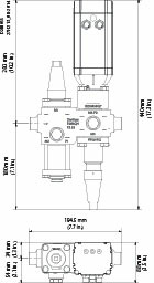 Danfoss ICF 15 — многофункциональные клапанные станции ICF 15-4-18H (20 DIN) Клапан-регулятор у 027L4550  - Вид №11