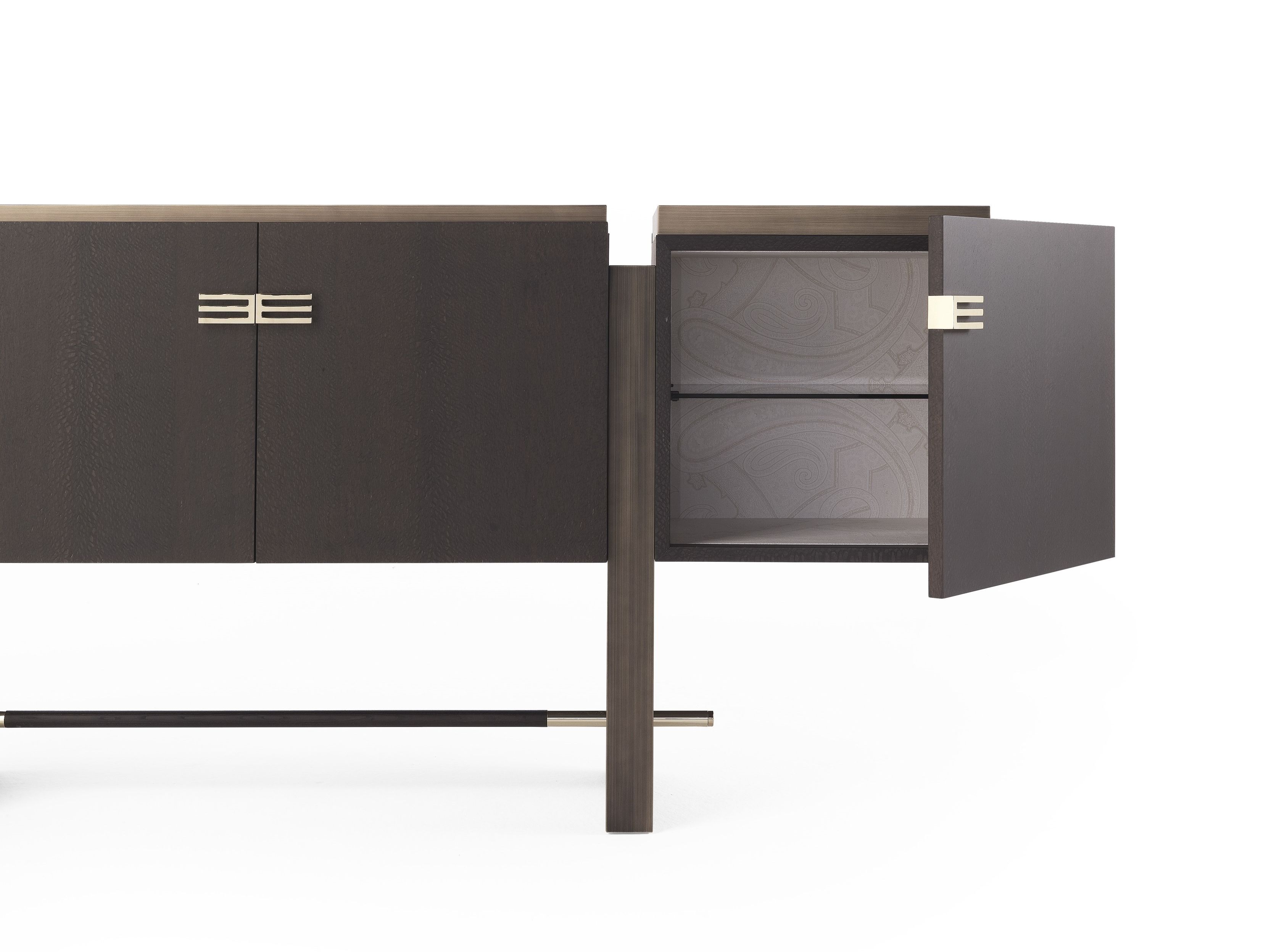 Деревянный шкаф с распашными дверями ETRO Home Interiors Rajan ARCH-00057682 - Вид №4