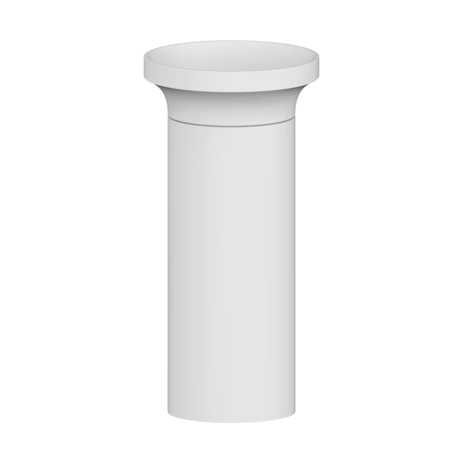 Умывальник 66603 521 Gessi Origini ХРУСТАЛЬНОЕ РАСТЕНИЕ МАТОВО - БЕЛОГО ЦВЕТА 66603521