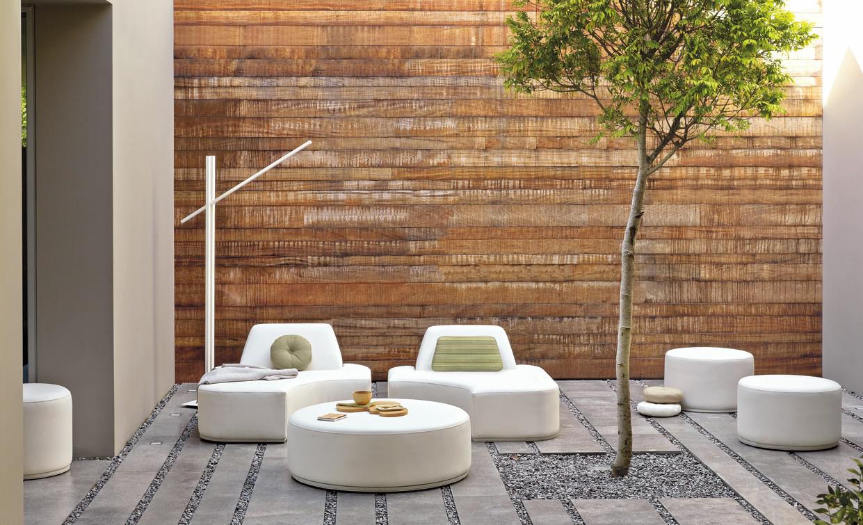 Concept 2 морской текстиль песочный Manutti Moon Island MNST430 - Вид №6