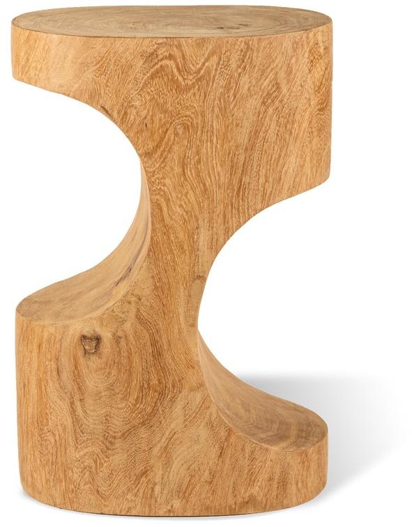 Pols Potten Низкий деревянный табурет  500-030-092  - Вид №2