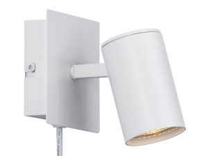 Регулируемая металлическая настенная лампа