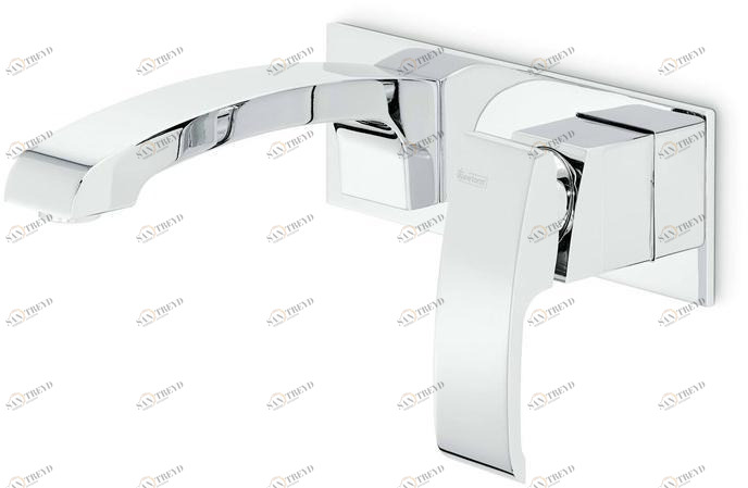 newform Смеситель для раковины настенный, однорычажный, с тарелкой X-sense 62531