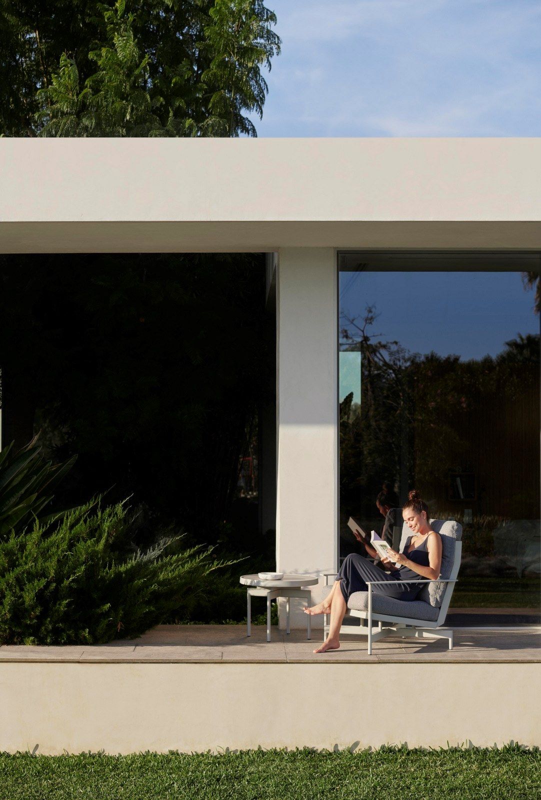 Тканевое садовое кресло с подлокотниками GANDIABLASCO Onde ARCH-00111771 - Вид №25