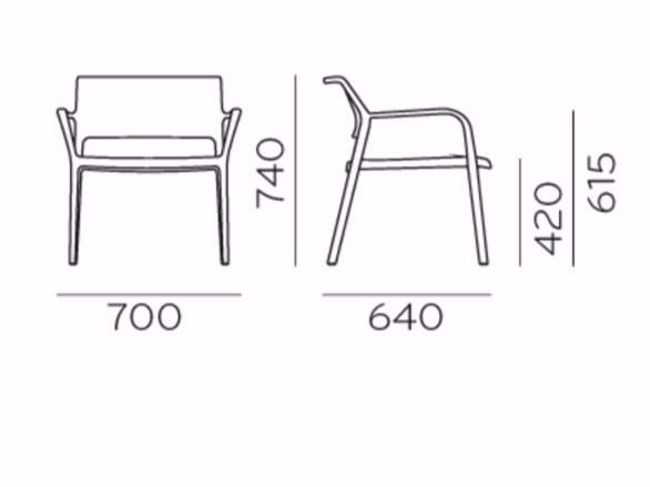 Стул из полипропилена Pedrali Ara ARCH-00092634 - Вид №10