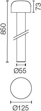 Flos Светодиодный столб Outdoor collection - bollard sun-id-1507024 - Вид №9